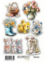 Hello Spring 10x16cm Stickers (RS038)