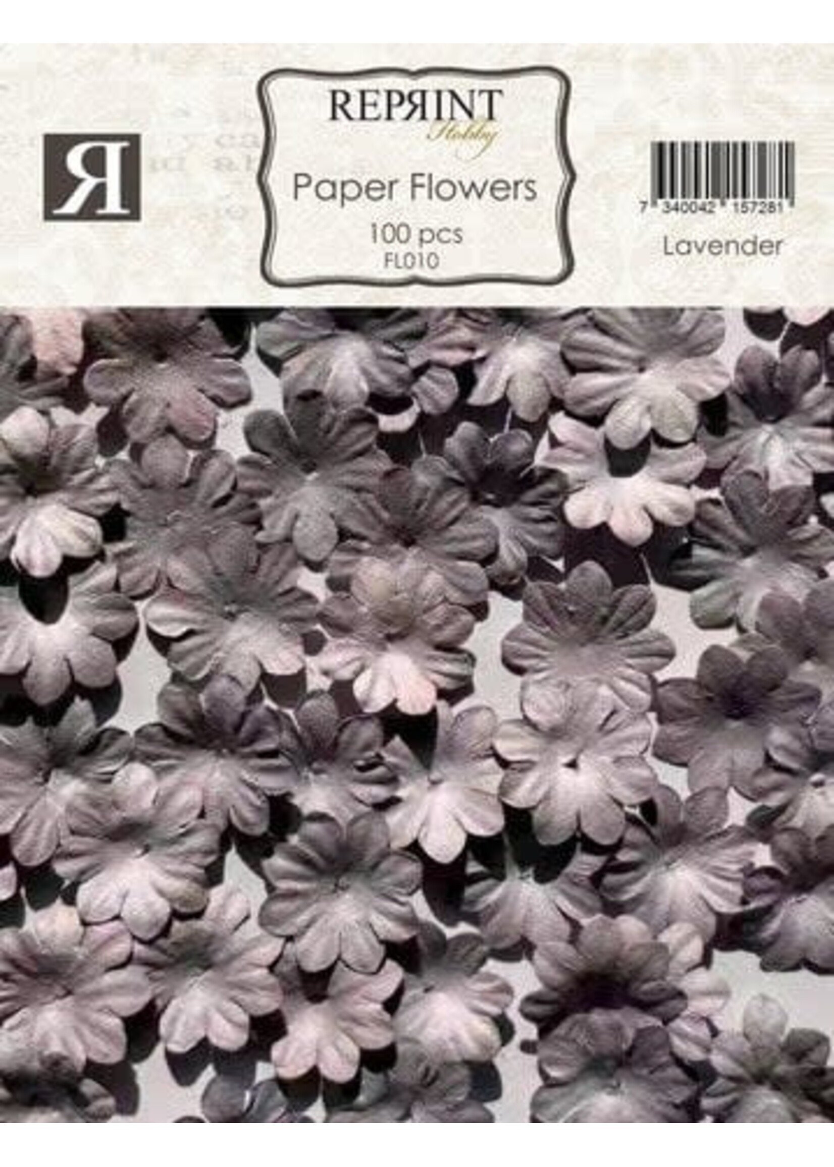 Paper Flowers Lavender (100pcs) (FL010)