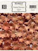 Paper Flowers Peach (100pcs) (FL011)