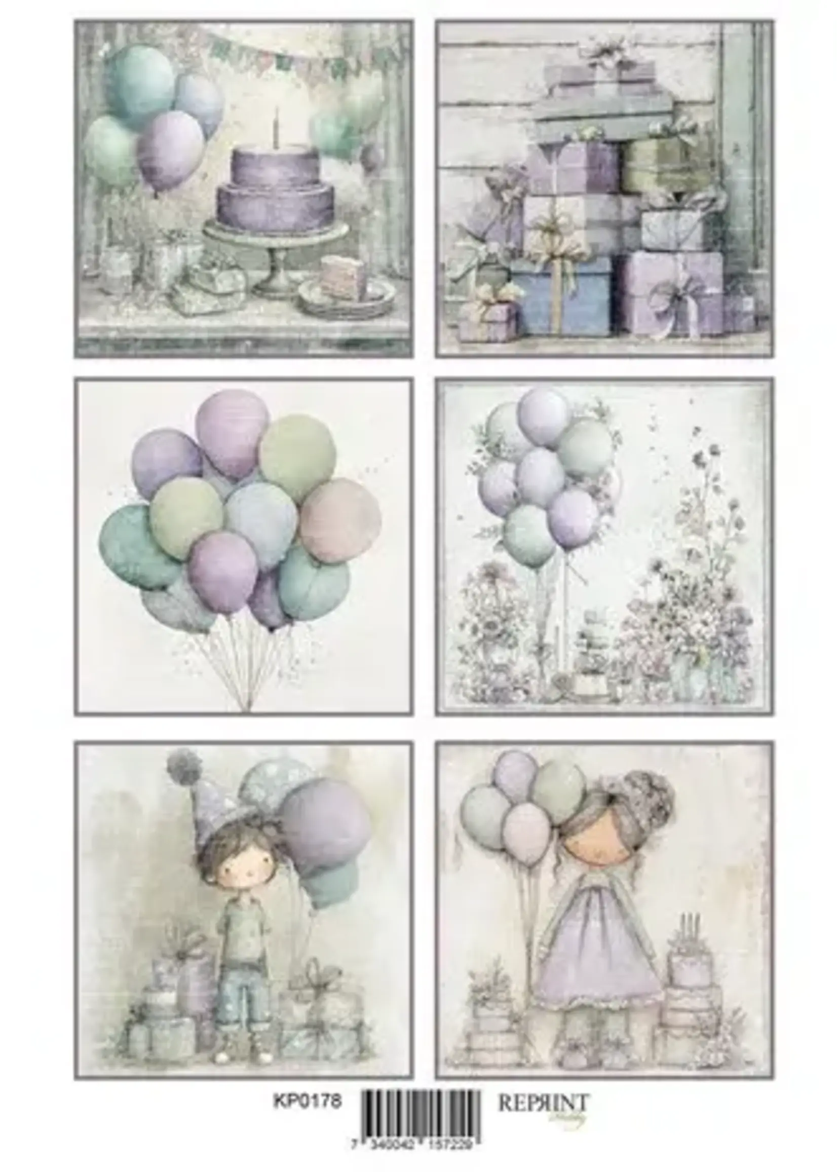 Birthday A4 Cutouts (KPA4119)