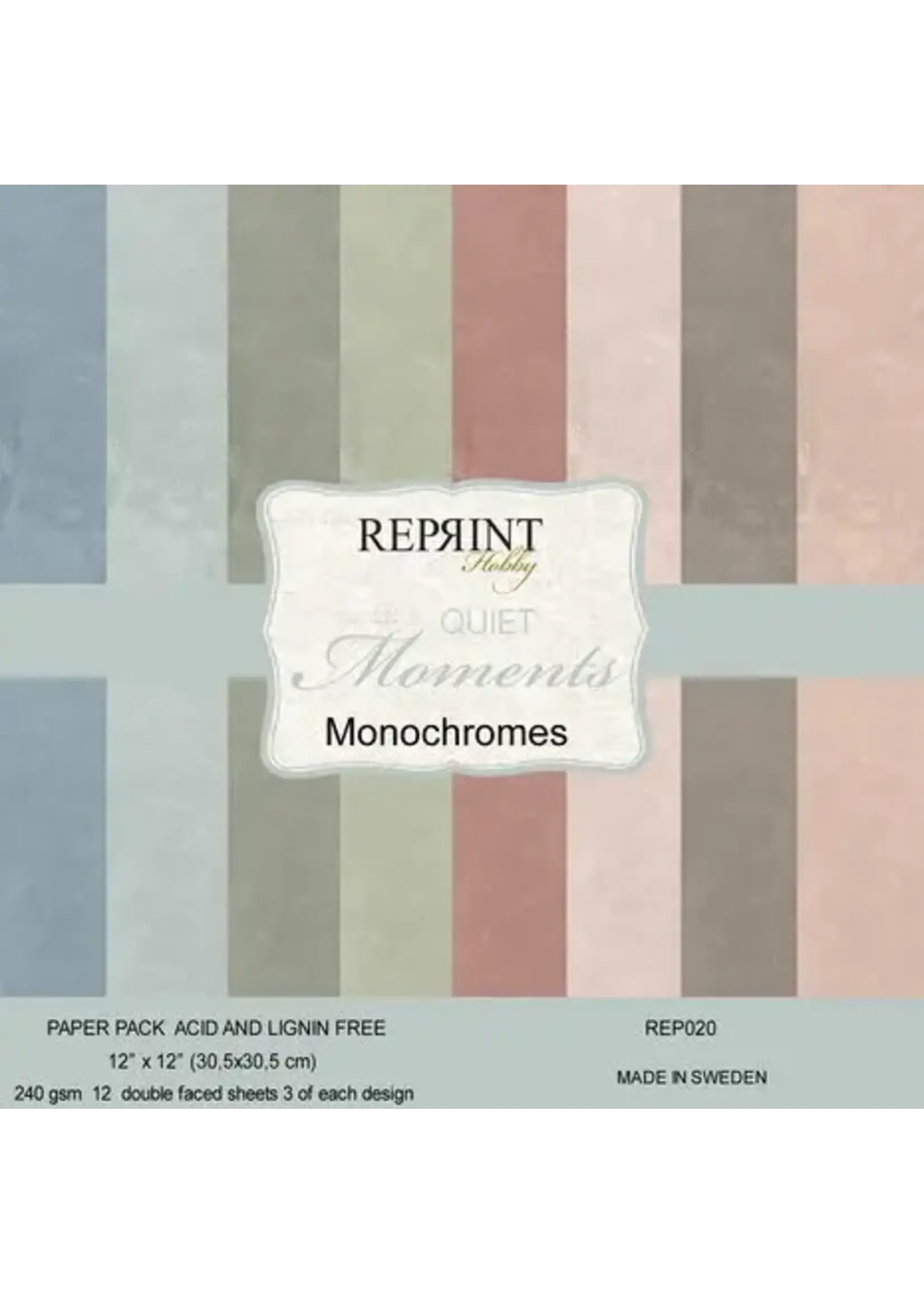 Quiet Moments 12x12 Inch Cardstock (REP020)