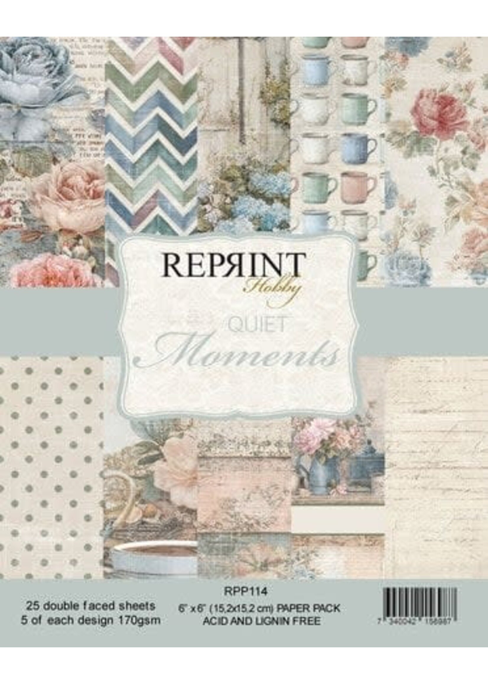 Quiet Moments 6x6 Inch Paper Pack (RPP114)