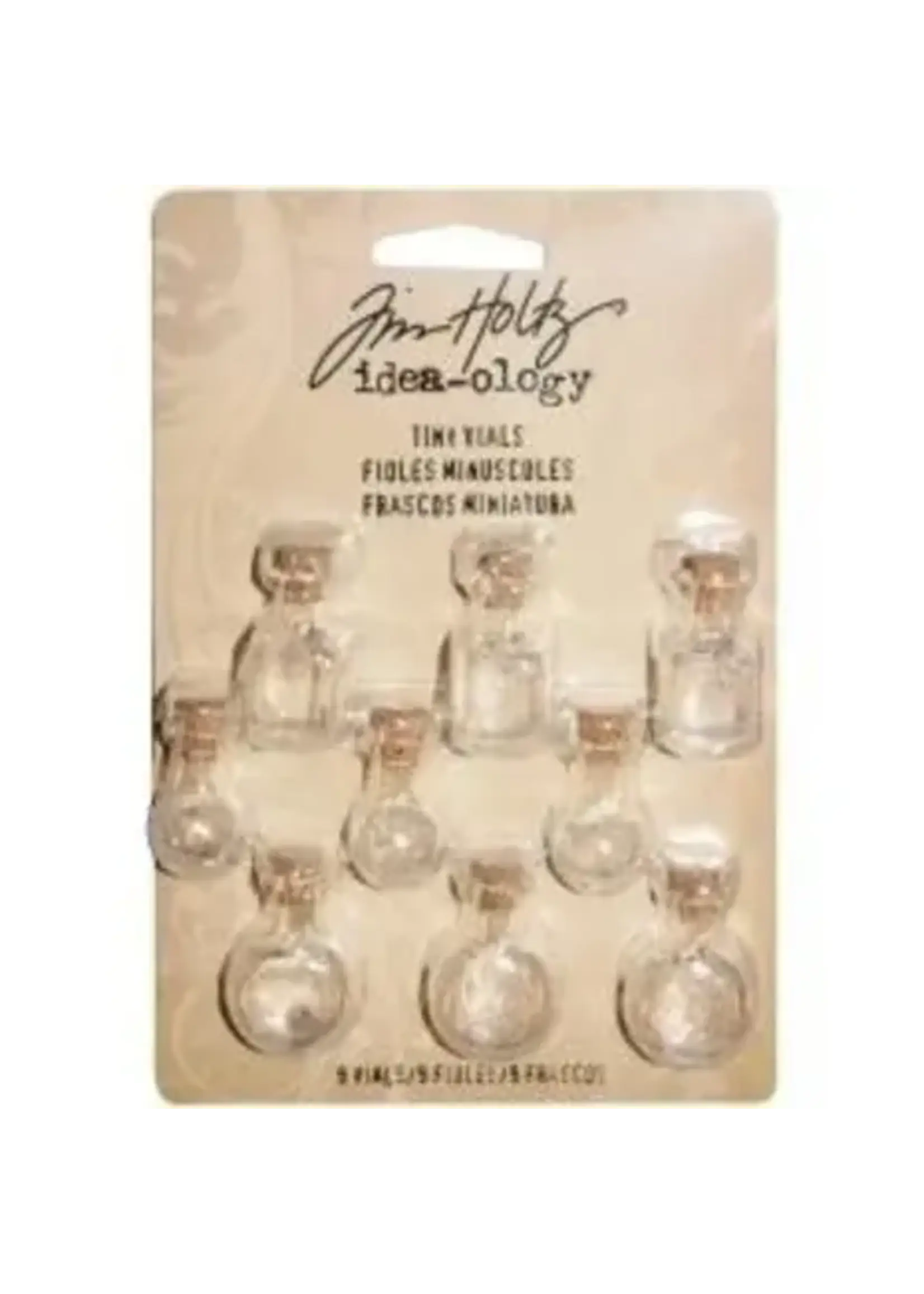 Tim Holtz Tiny Vials (9pcs) (TH93201)