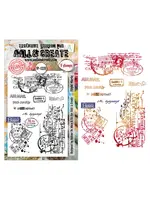 Postcard Sky A6 Stamp Set Flight Marks (AALL-TP-1339)