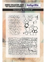 Journaling Textures 2 A6 Rubber Stamps (IND1329)