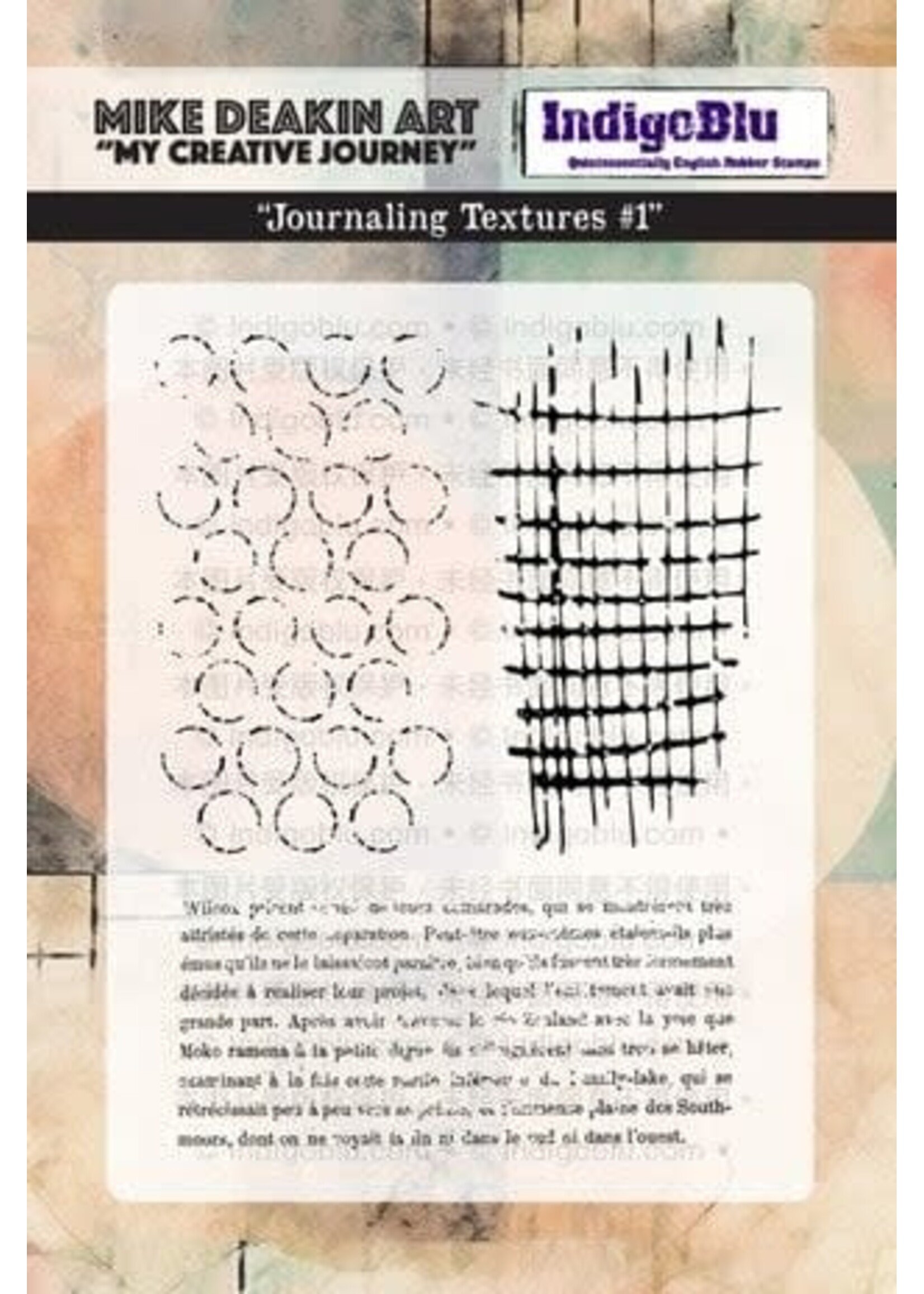 Textures A6 Rubber Stamps (IND1282)