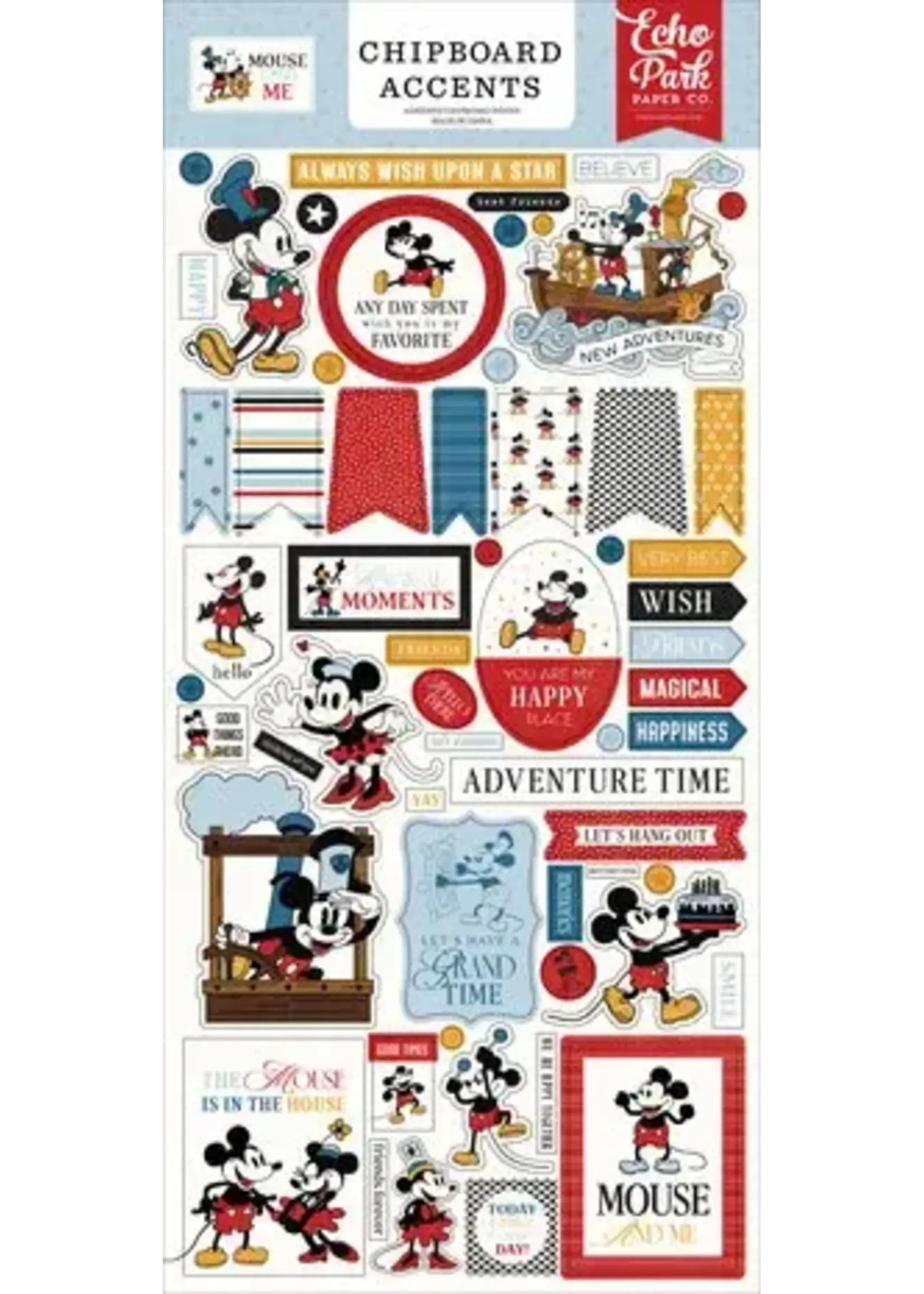 Mouse And Me Chipboard Accents (MAM487021)