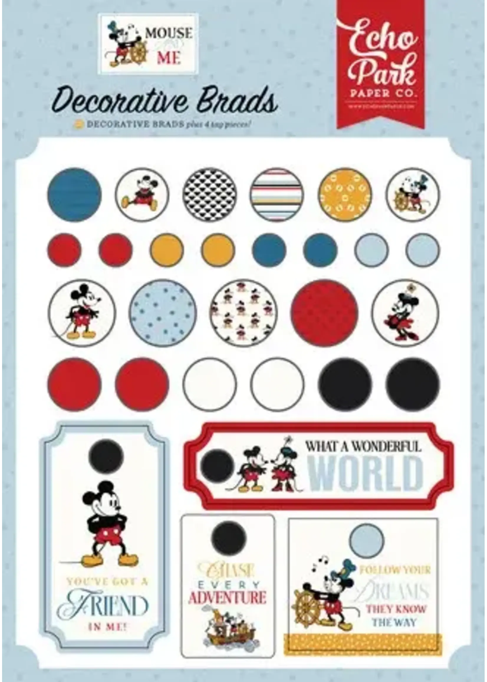 Mouse And Me Decorative Brads (MAM487020)