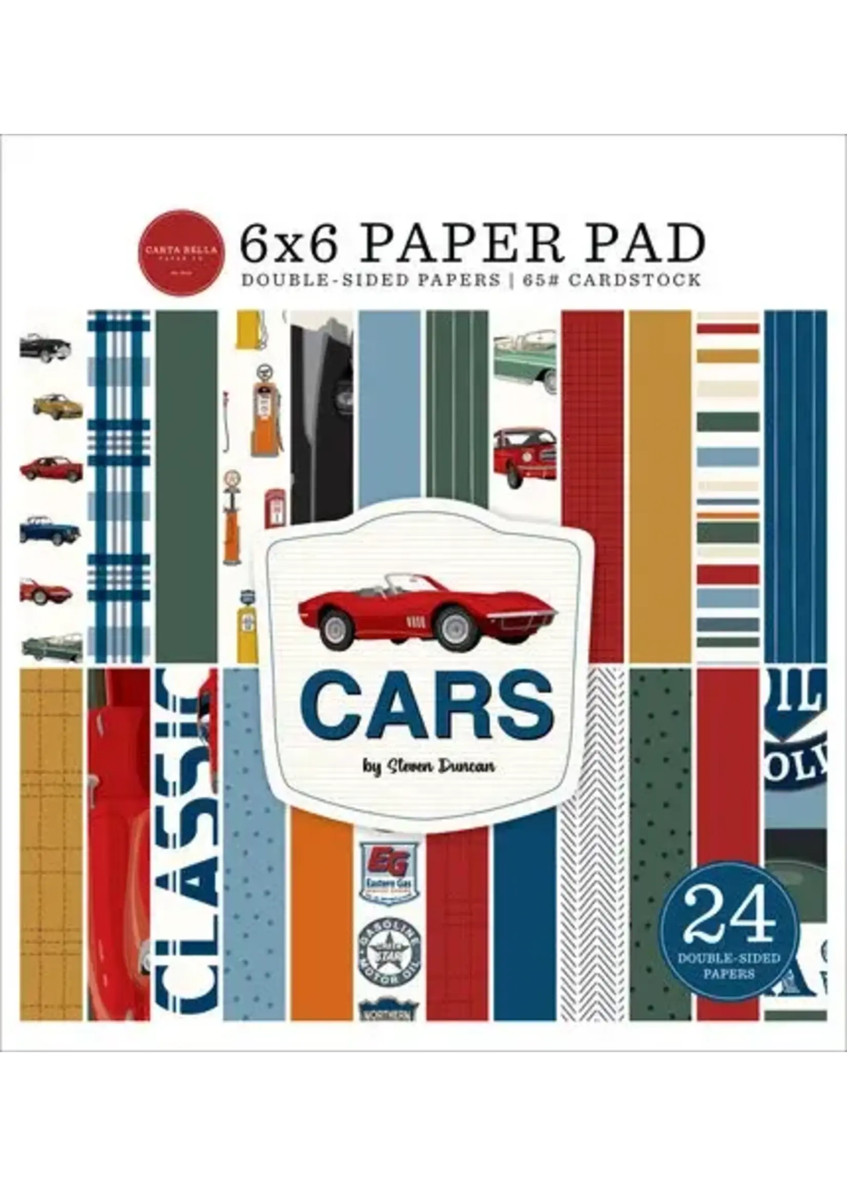 Cars 6x6 Inch Paper Pad (CBCAR491023)