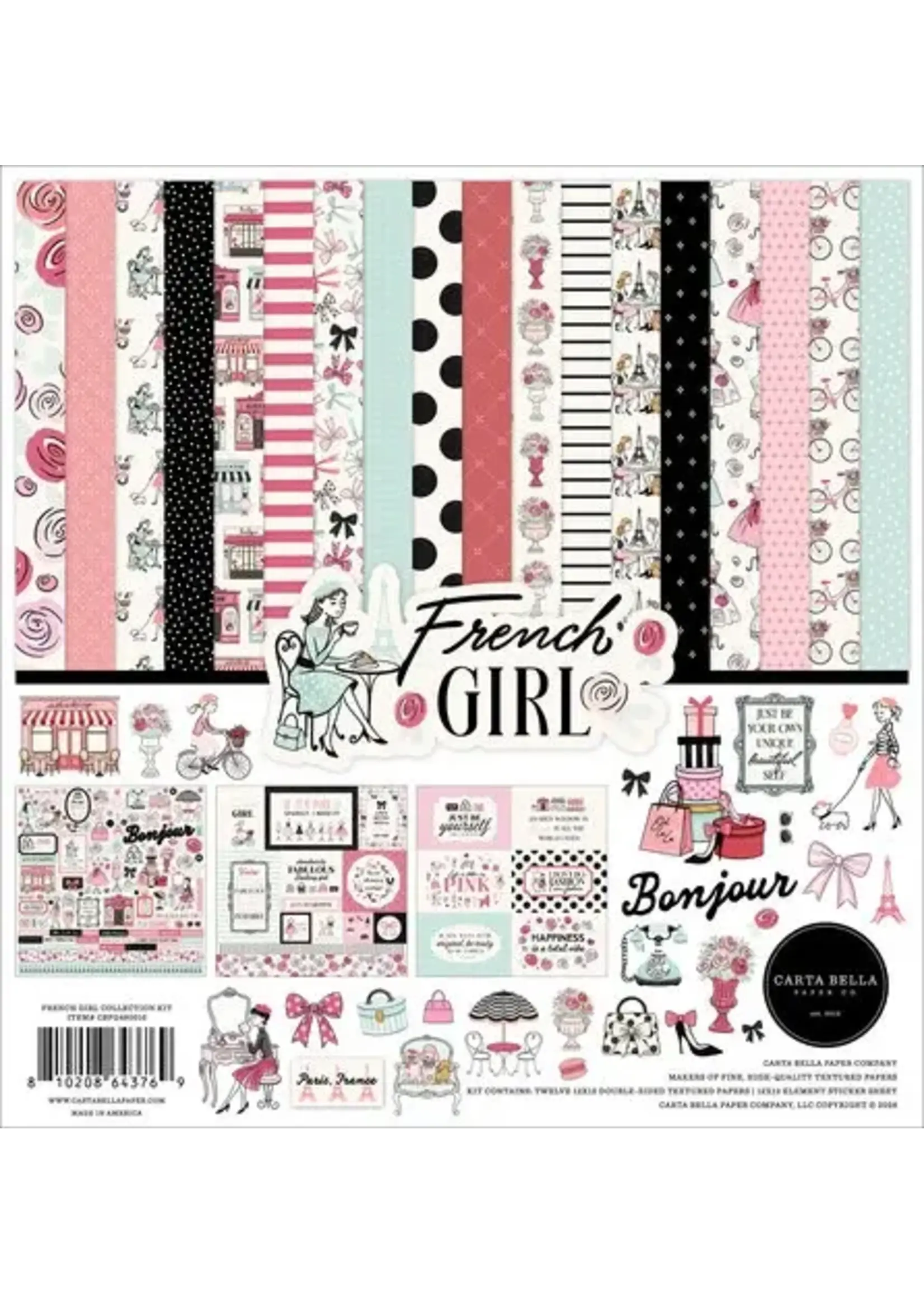 French Girl 12x12 Inch Collection Kit (CBFG490016