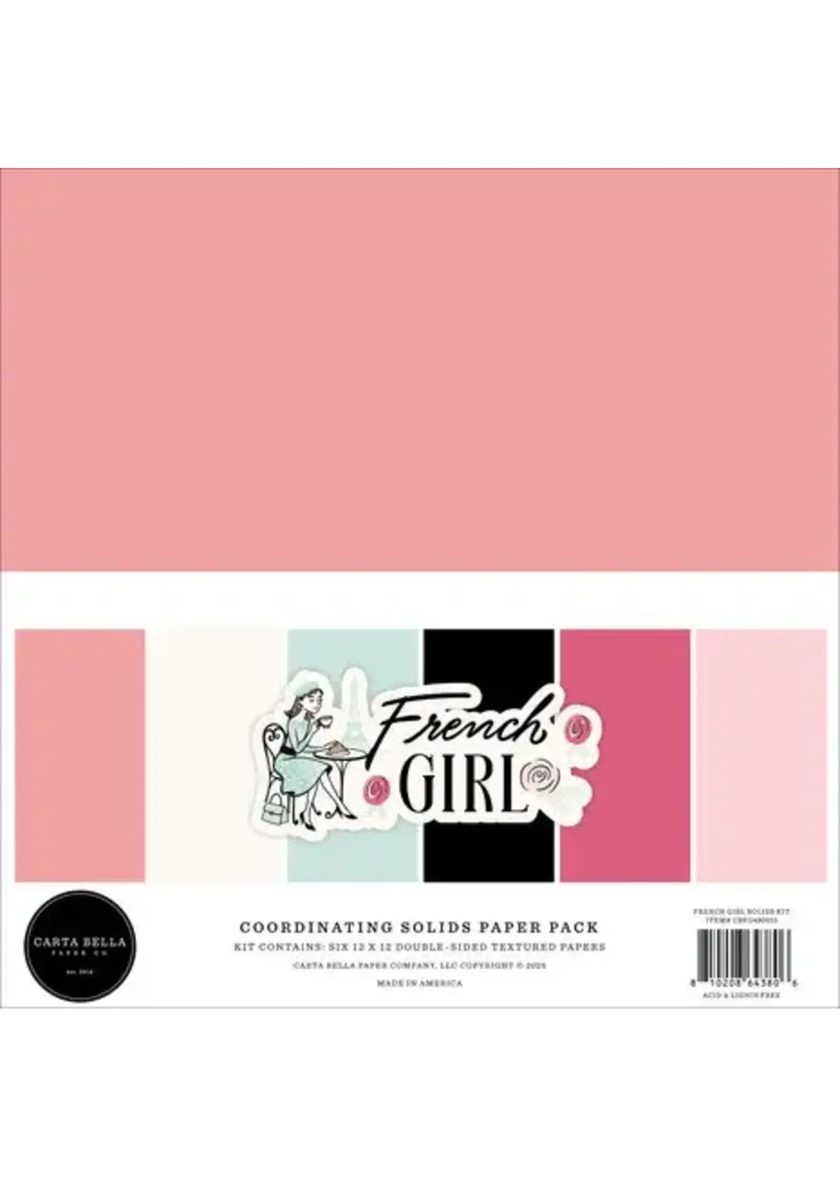 French Girl 12x12 Inch Coordination Solids Paper Pack (CBFG490015)
