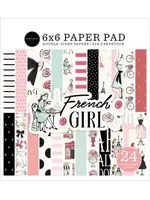 French Girl 6x6 Inch Paper Pad (CBFG490023)
