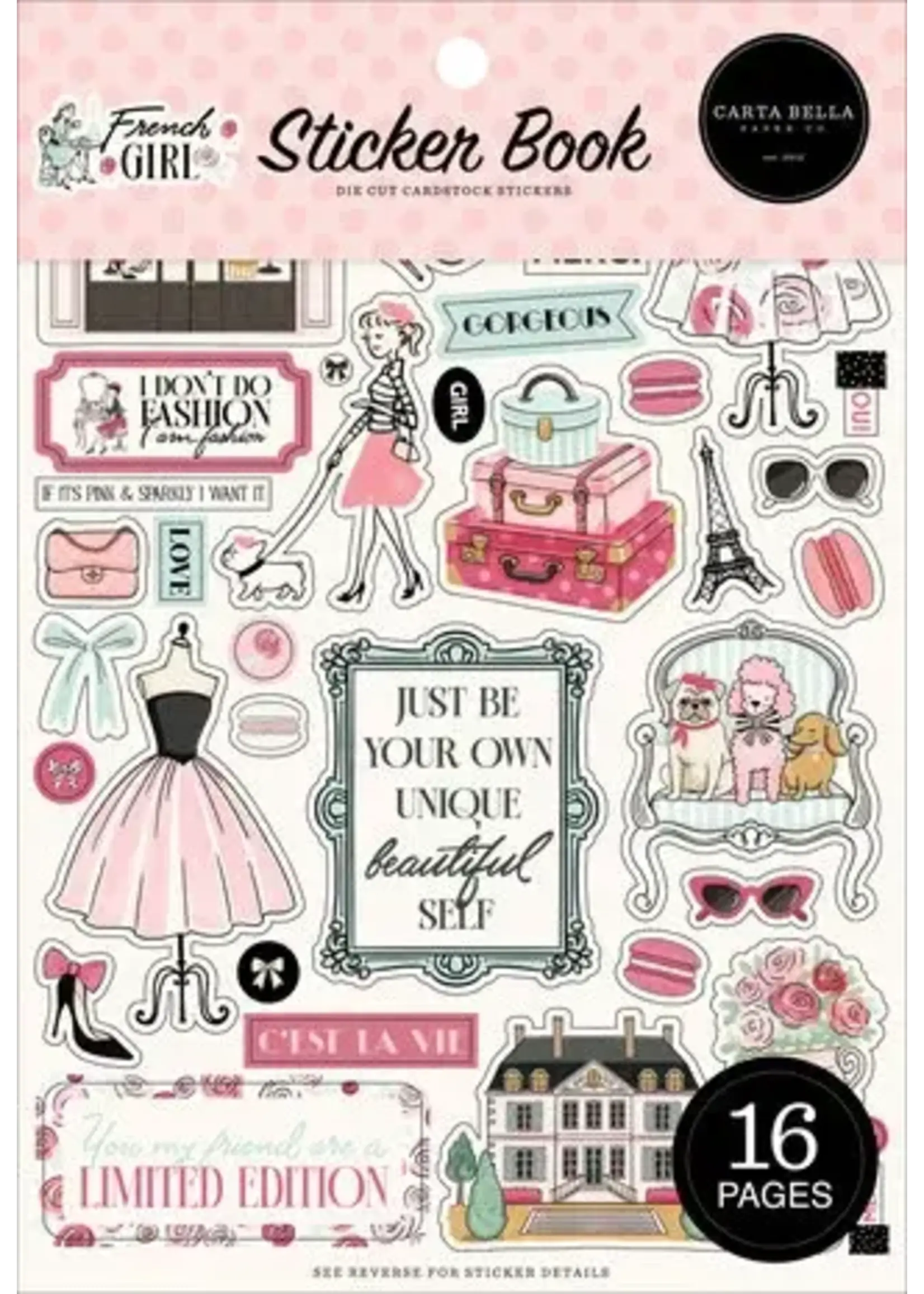 French Girl Sticker Book (CBFG490029)