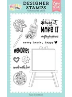 Craft Room Designer Stamps Blank Canvas (CRM492040)