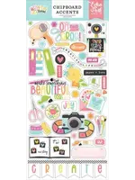 Craft Room Chipboard Accents (CRM492021)