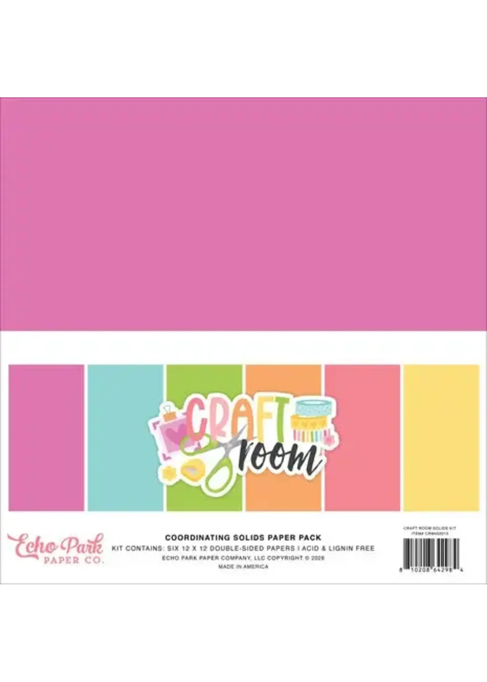 Craft Room 12x12 Inch Coordination Solids Paper Pack (CRM492015)