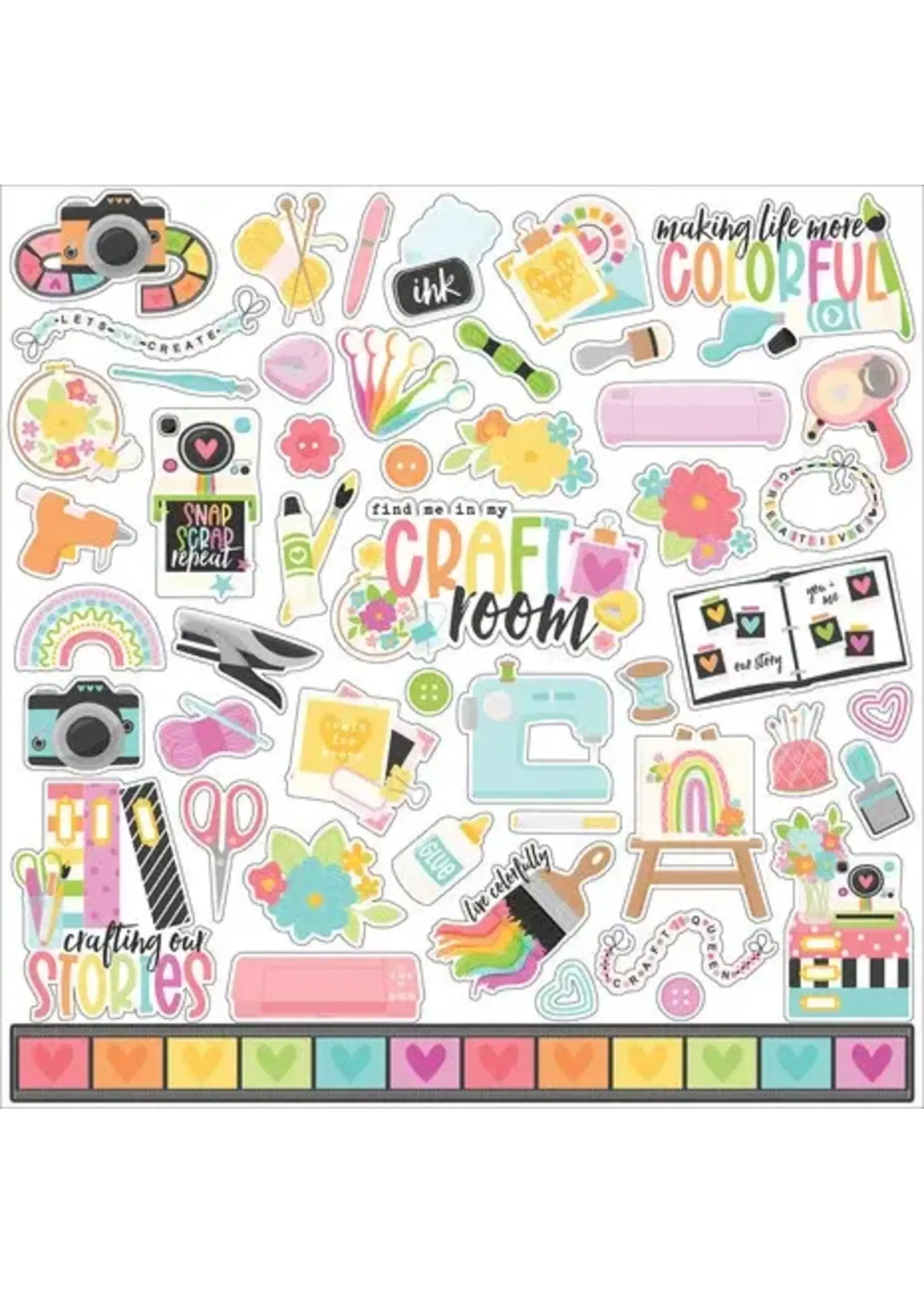 Craft Room Element Sticker (CRM492014)