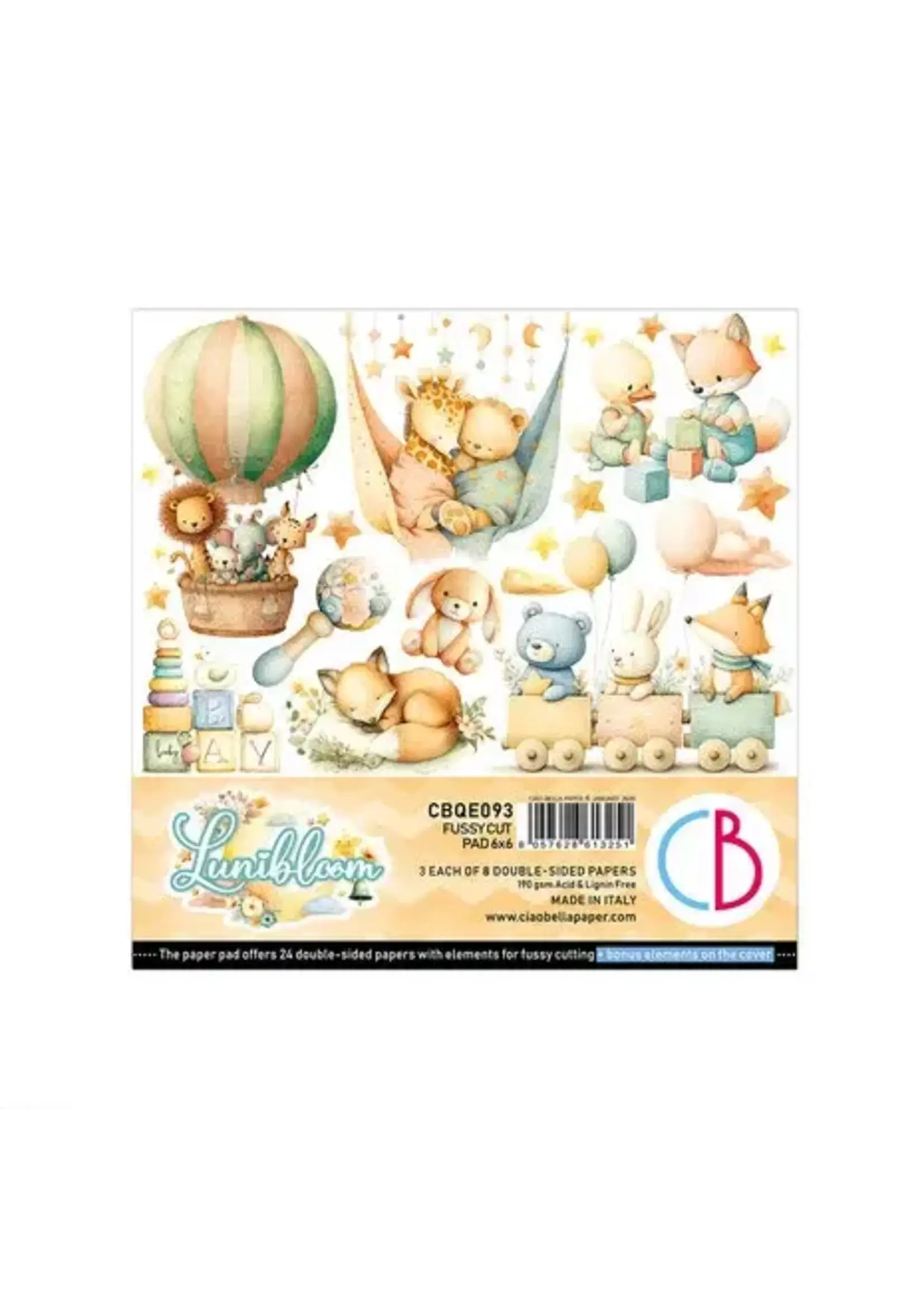 Lunibloom 6x6 Inch Fussy Cut Pad (24pcs) (CBQE093)
