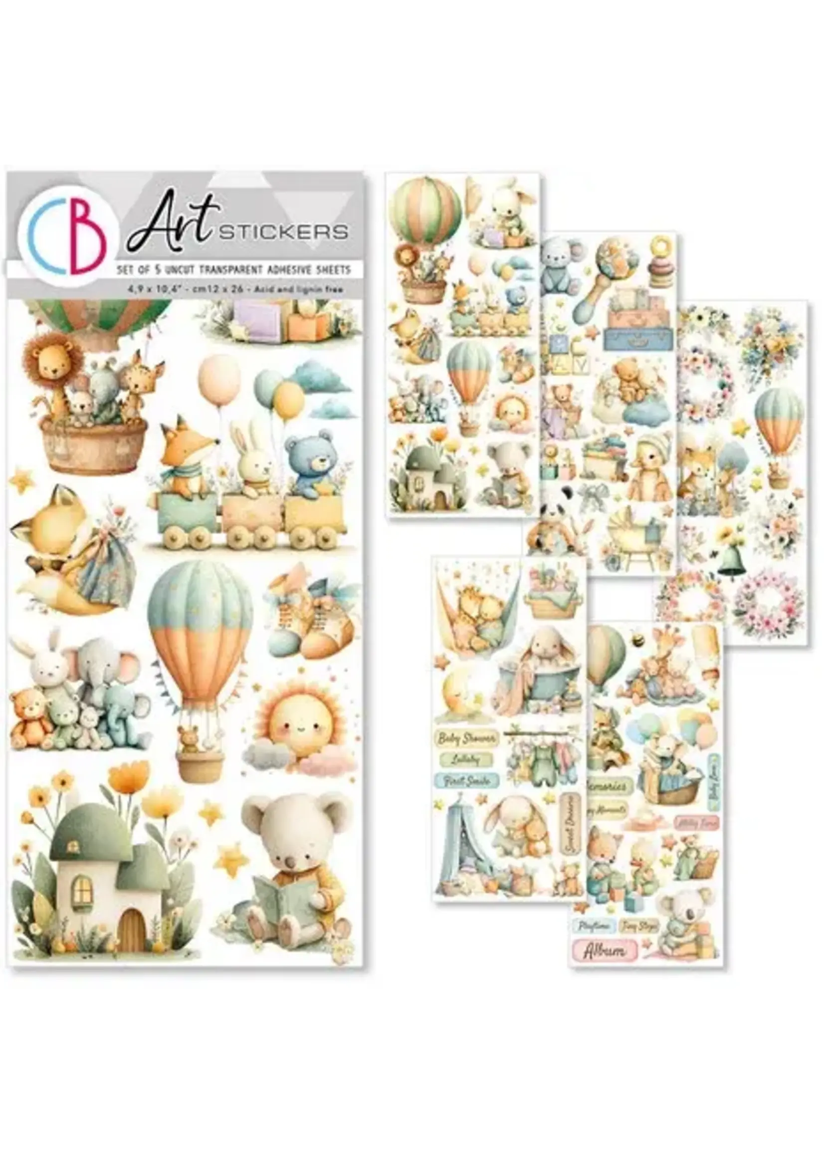 Lunibloom Transparent Adhesive Sheets (5pcs) (CBI012)