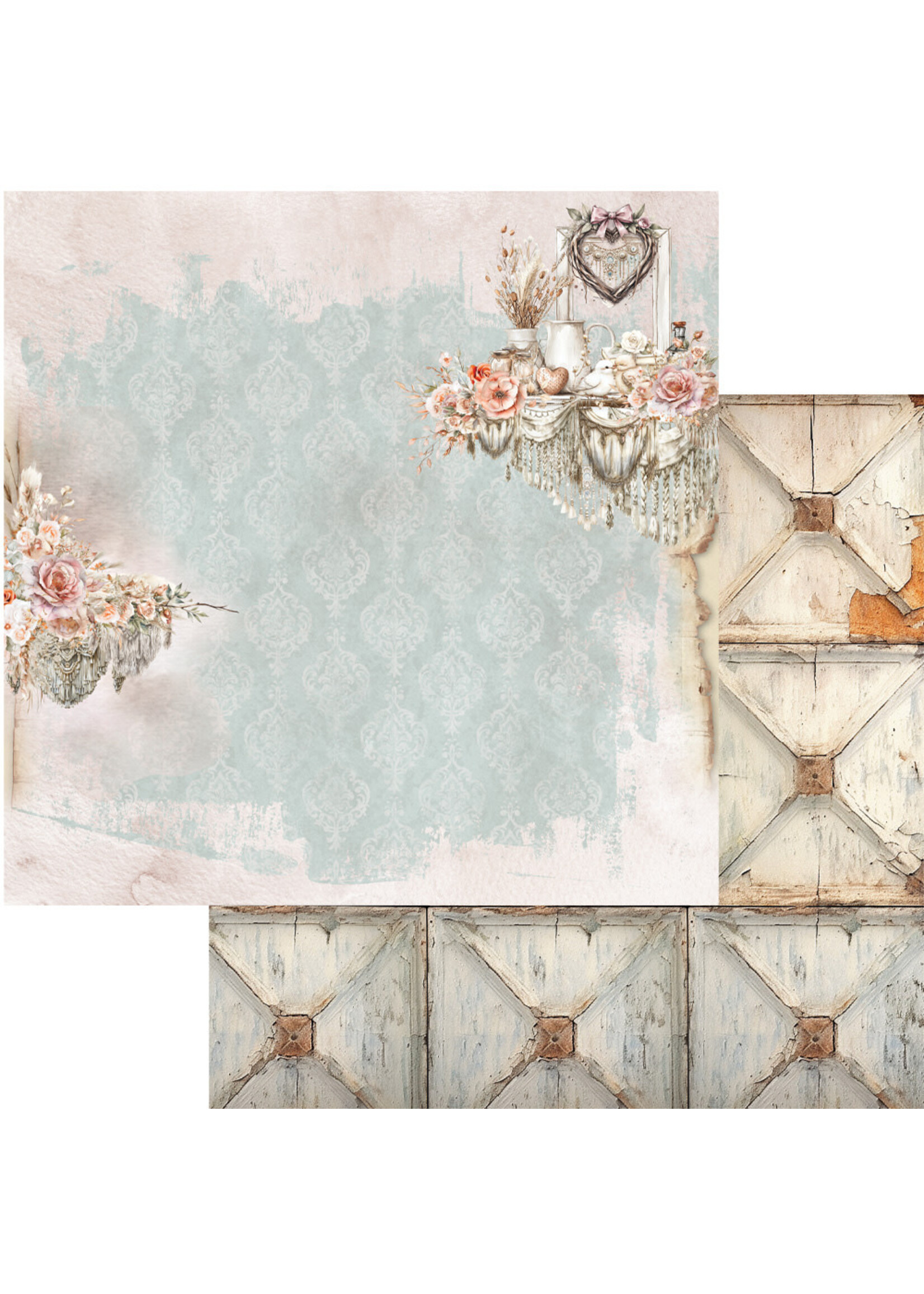 Romantic Boho AA-RB-07 Zestaw papierów do scrapbookingu 12x12