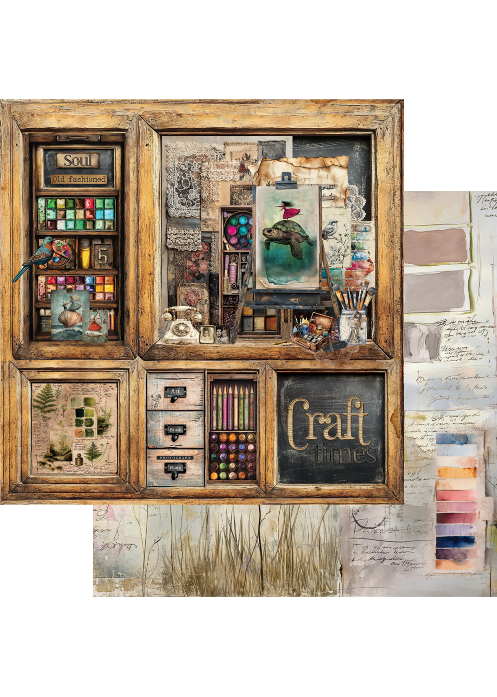 Art AA-ART-07 Zestaw papierów do scrapbookingu 12X12