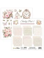 Shabby Pack 2 8x8 Inch Paper Pad (SB-SHPA2-10)