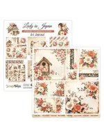 Lady in Japan 12x12 Inch Art Journal (SB-LAJA-14)