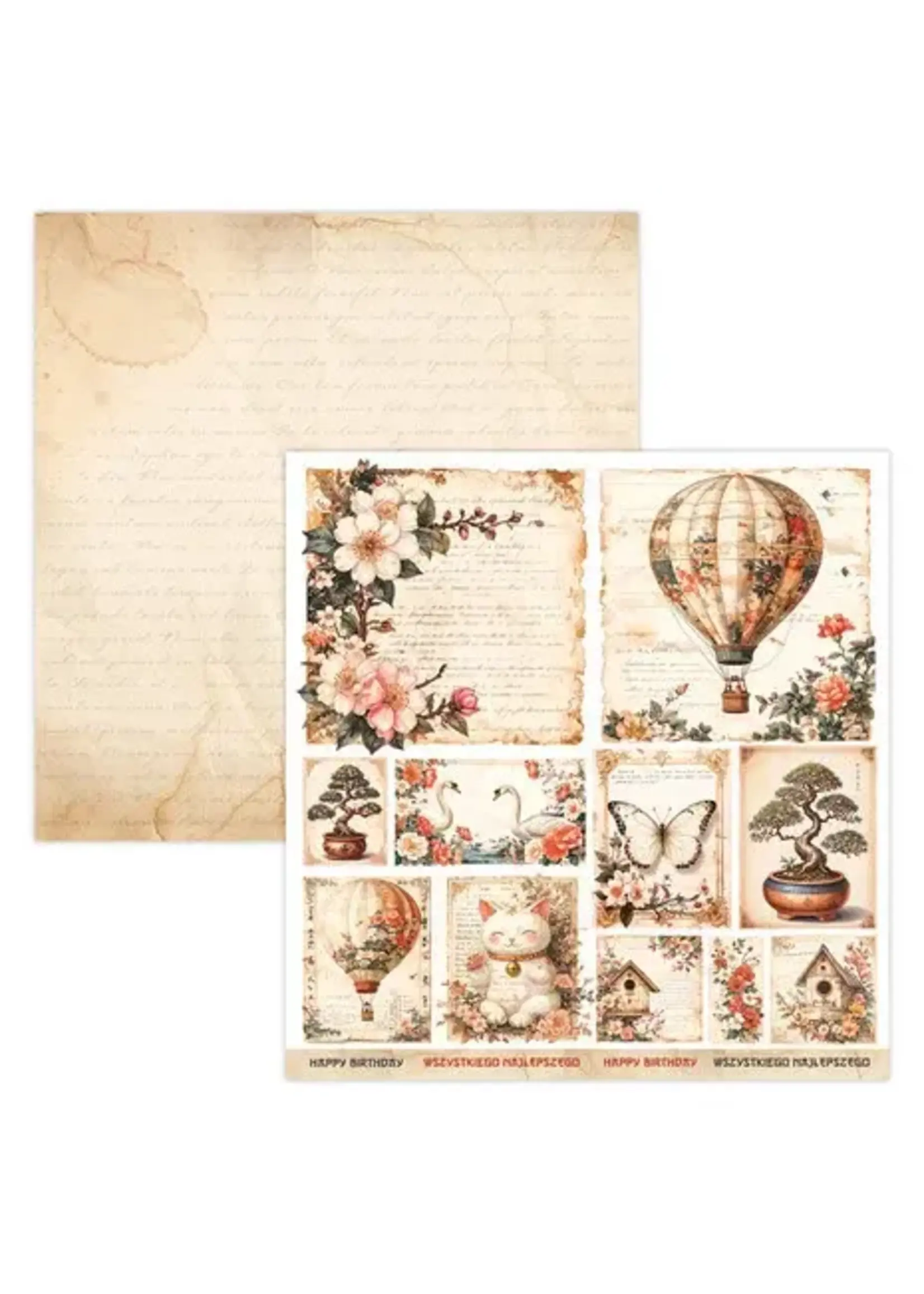 Lady in Japan 12x12 Inch Art Journal (SB-LAJA-14)