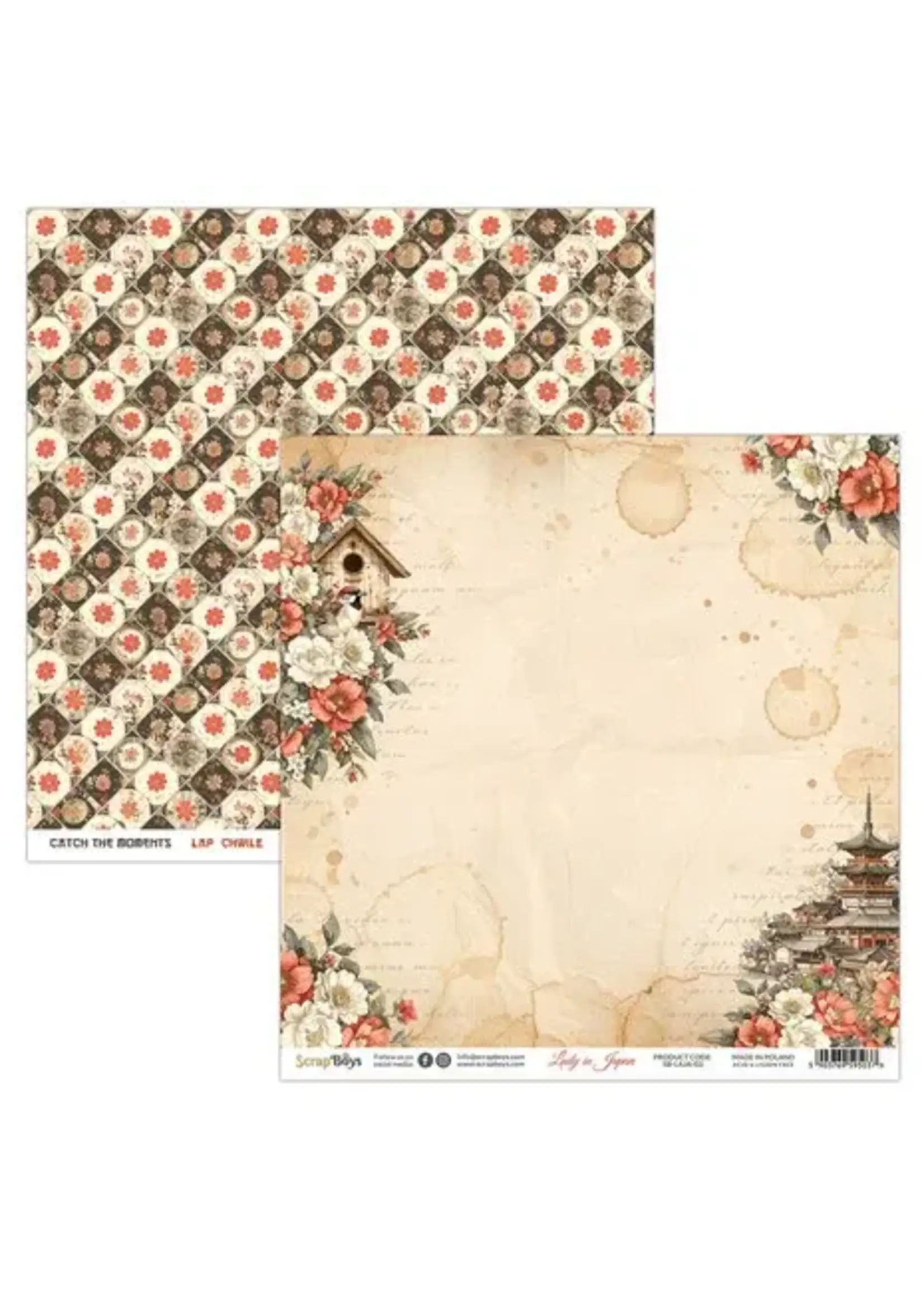 Lady in Japan 8x8 Inch Paper Pad (SB-LAJA-10)