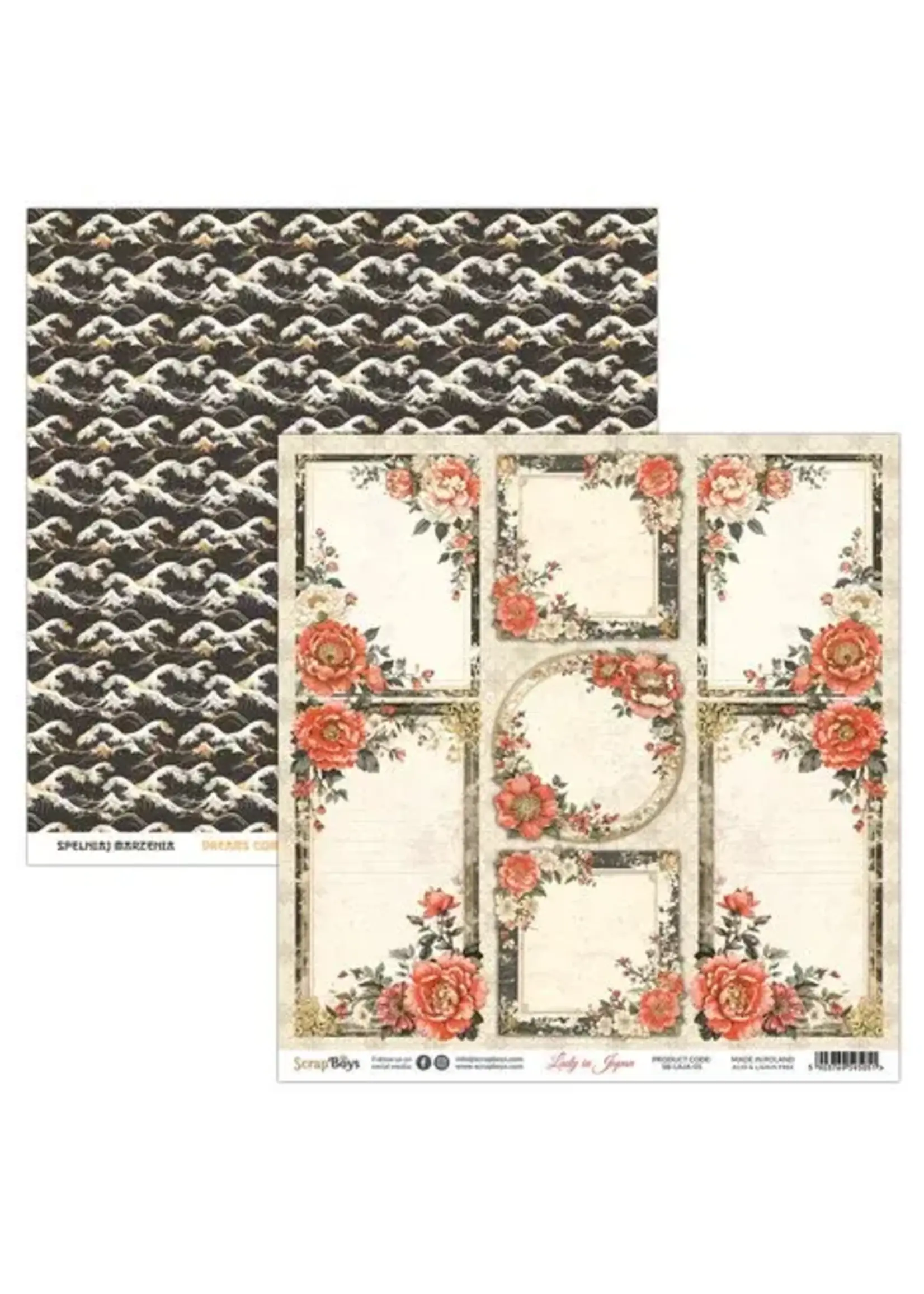 Lady in Japan 8x8 Inch Paper Pad (SB-LAJA-10)