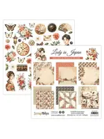 Lady in Japan 12x12 Inch Paper Pad (SB-LAJA-08)