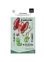 Vaessen Creative • Clear Stamps by Carla Creates Butterfly 15st. Vaessen Creative CAR0305
