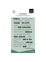 Vaessen Creative • Clear Stamps by Carla Creates Tekst Bloom & Zoom 27st. Vaessen Creative CAR0304