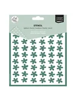 Vaessen Creative • Stencil by Carla Creates Bloom 15x15cm Vaessen Creative CAR0313