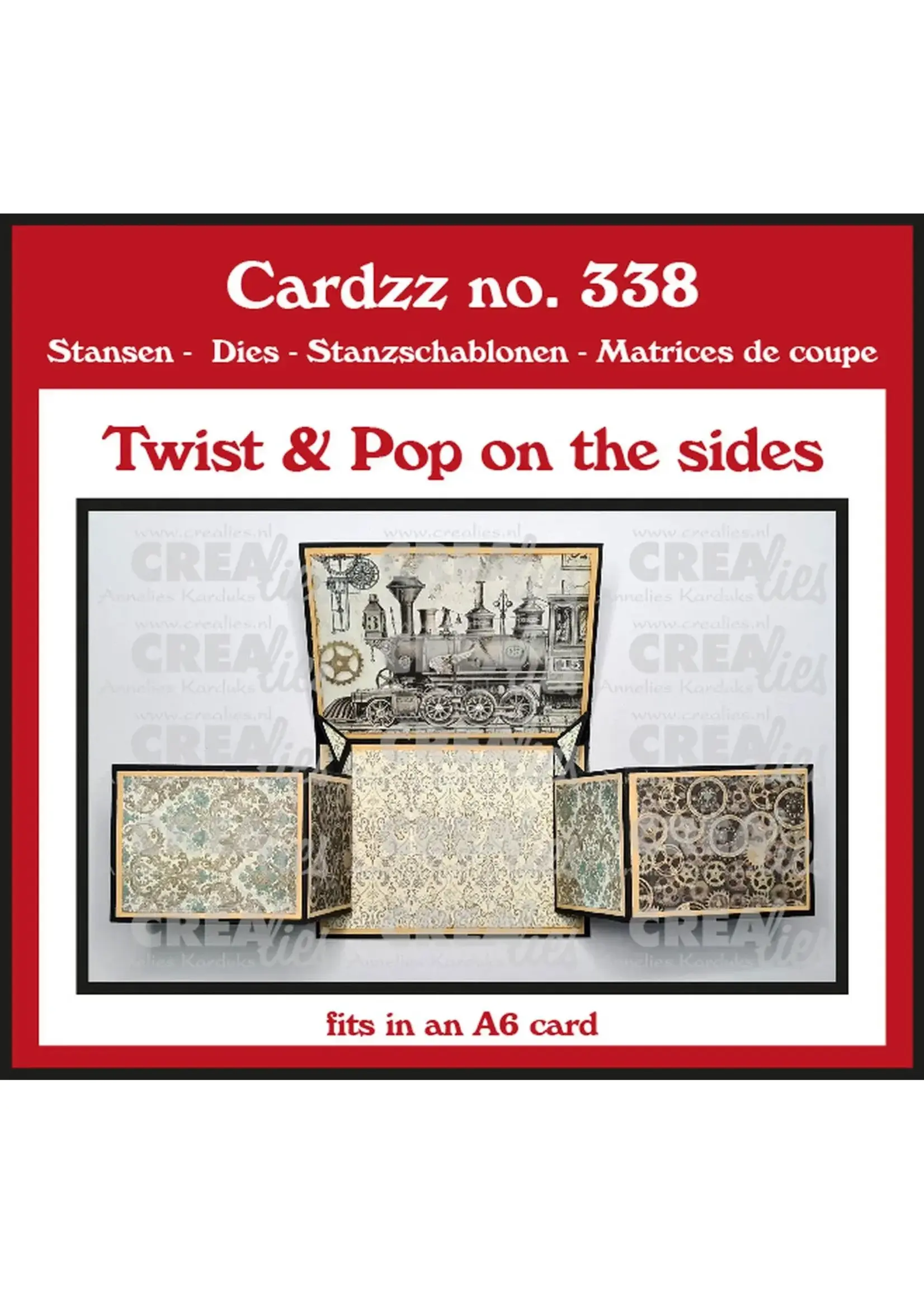 Crealies • Cardzz Snijmal Twist & Pop Aan Beide Kanten Crealies CLCZ338