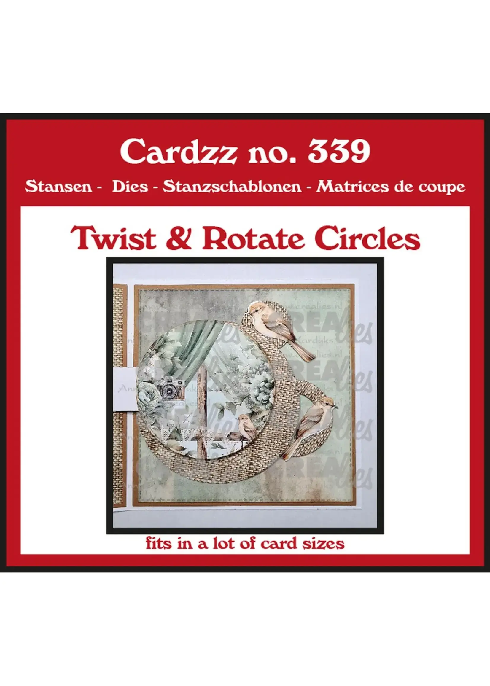 Crealies • Cardzz Snijmal Twist & Rotate Cirkels Crealies CLCZ339