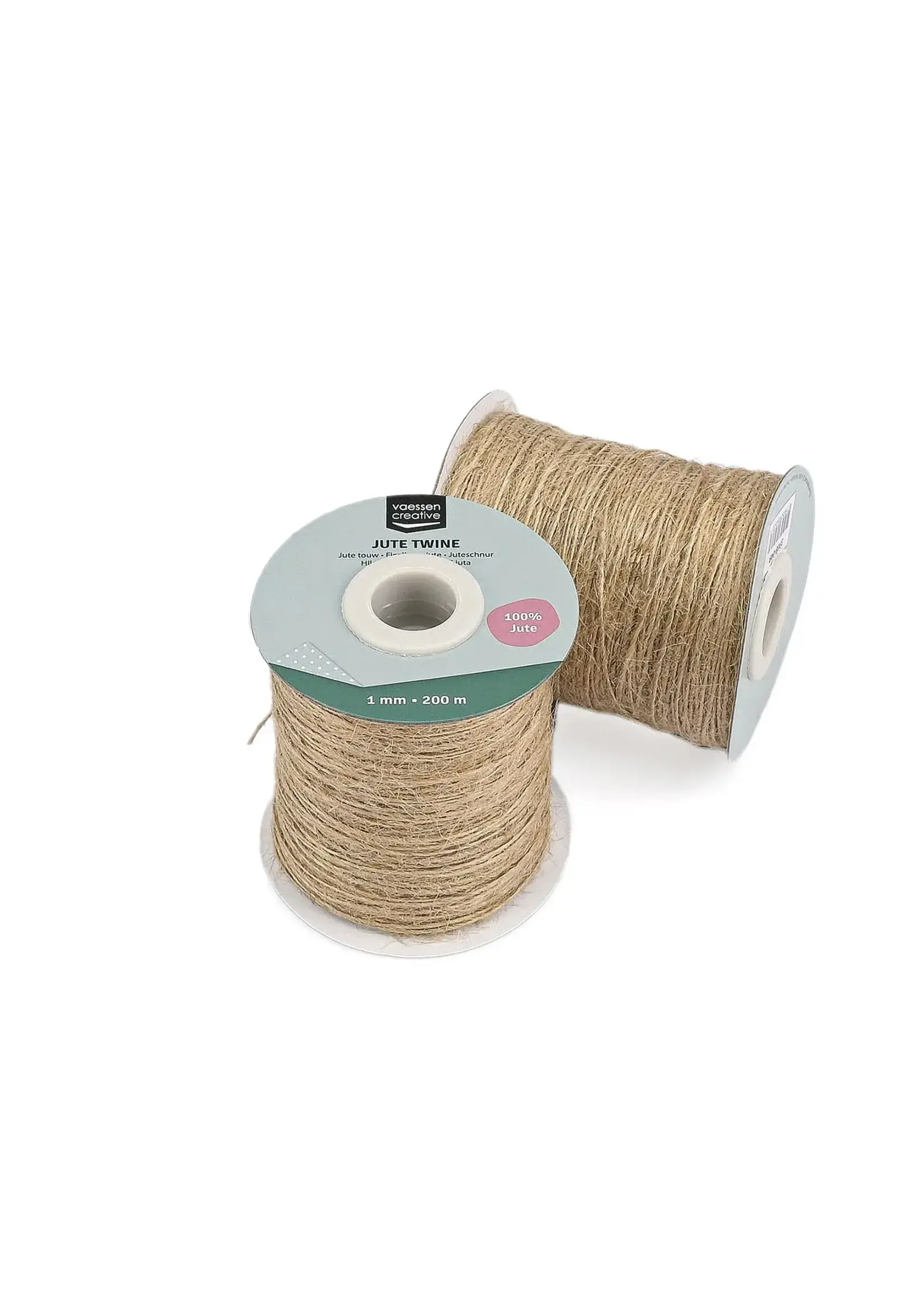 Vaessen Creative • Jute Touw Naturel 1mmx200m 2st. Vaessen Creative 3908-049