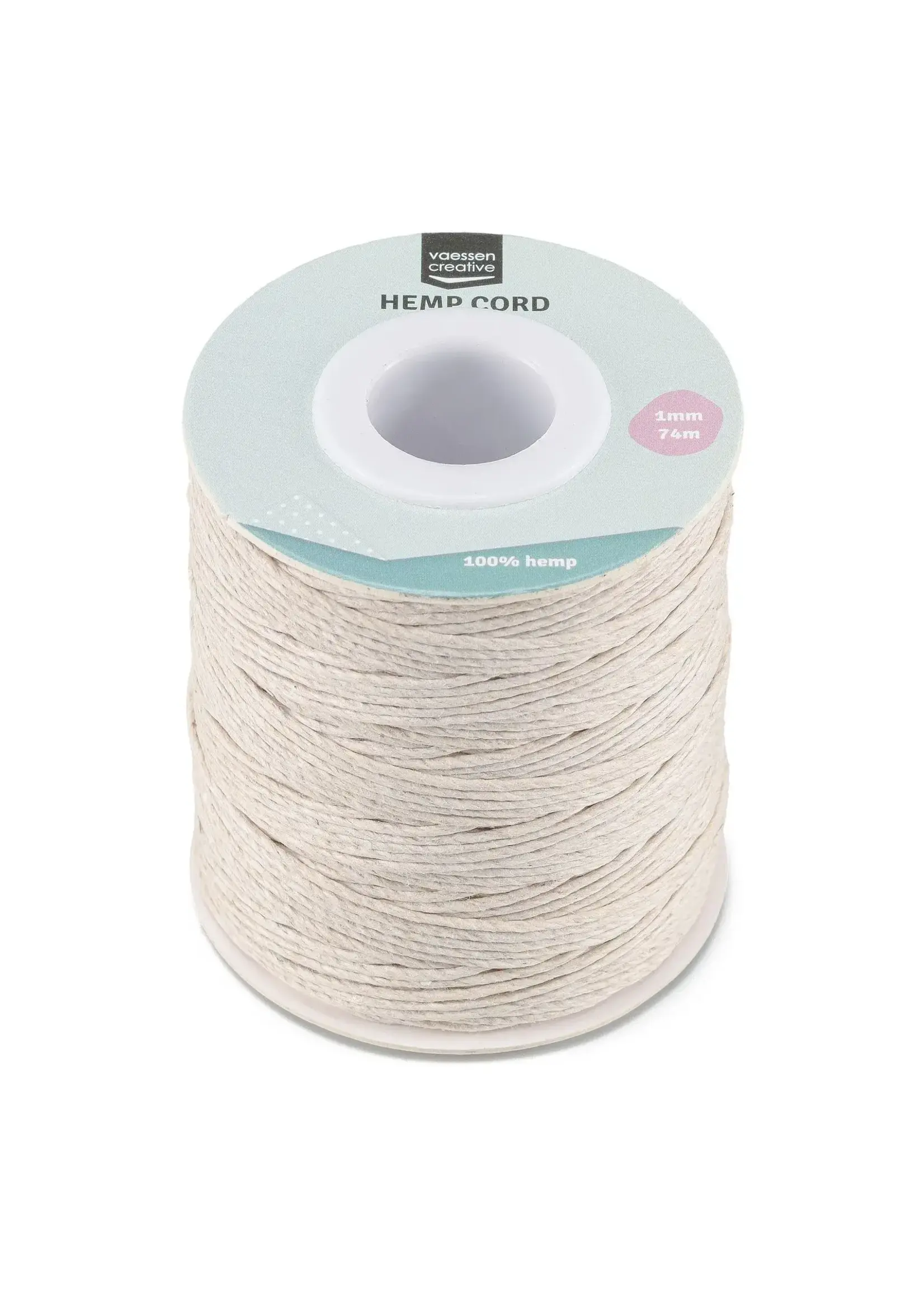 Vaessen Creative • Henneptouw Naturel 1mmx74m Vaessen Creative 3908-022