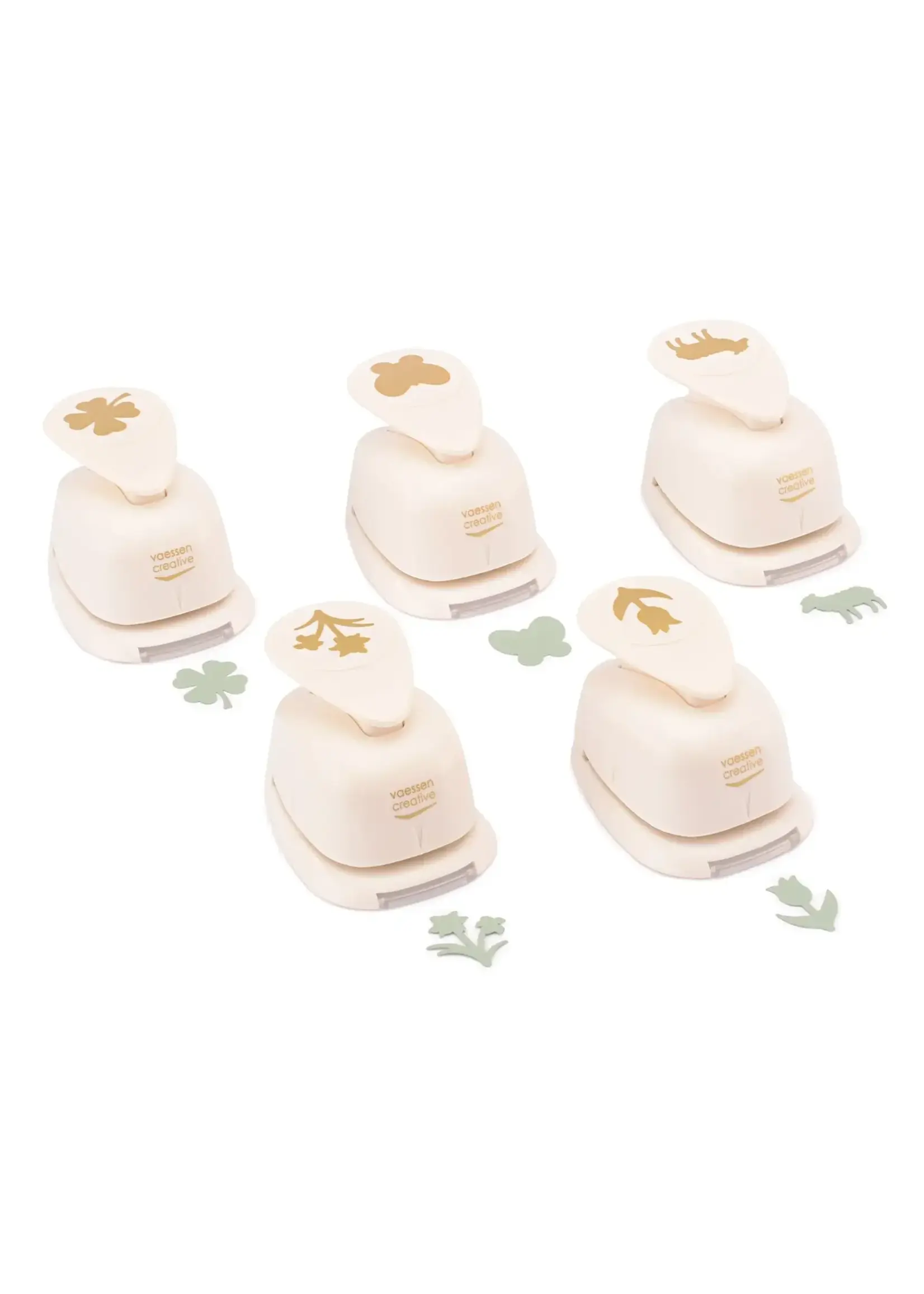 Vaessen Creative • Figuurpons Set Lente 5st. 2137-107