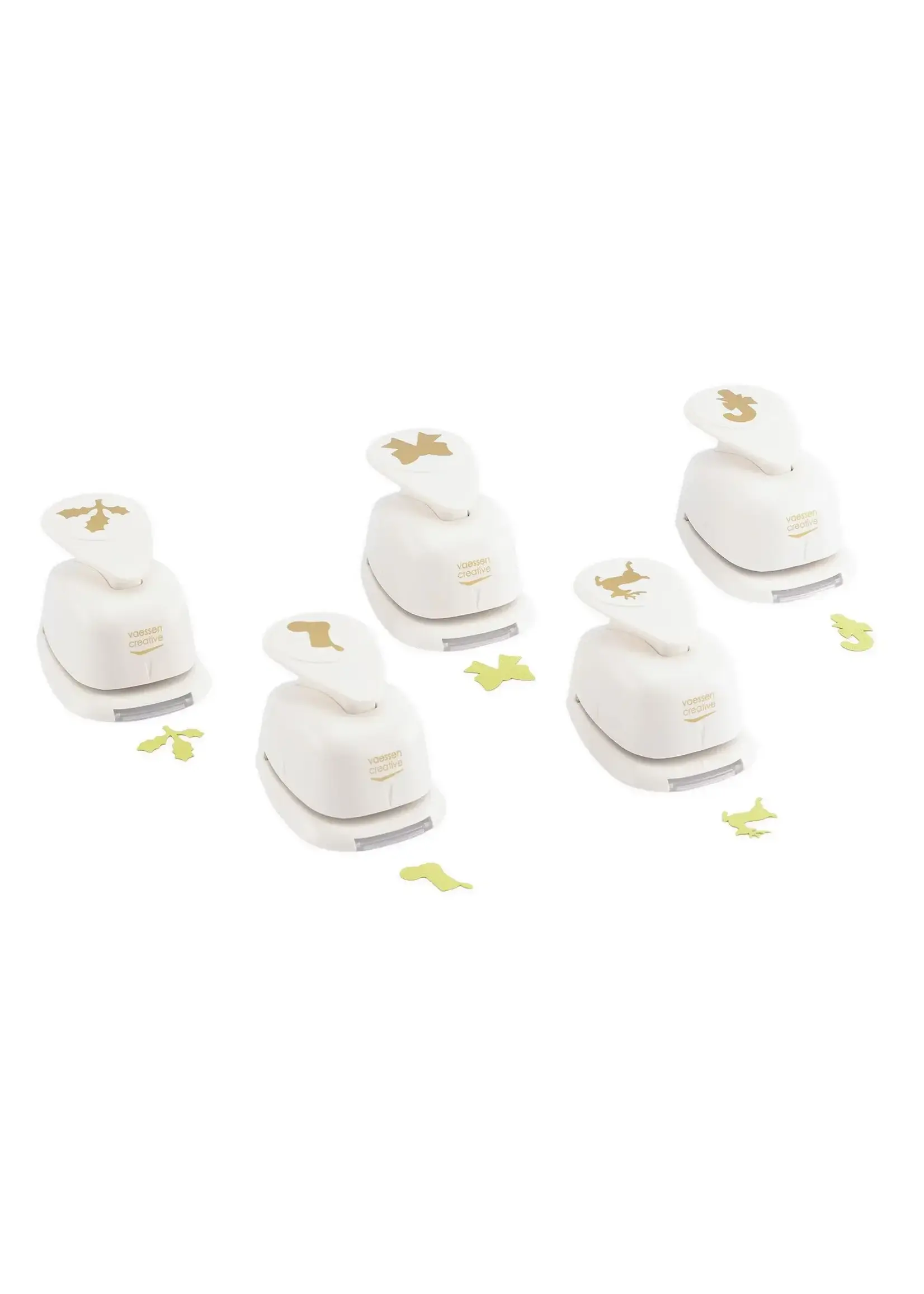 Vaessen Creative • Figuurpons Set Kerst #2 5st. 2137-121