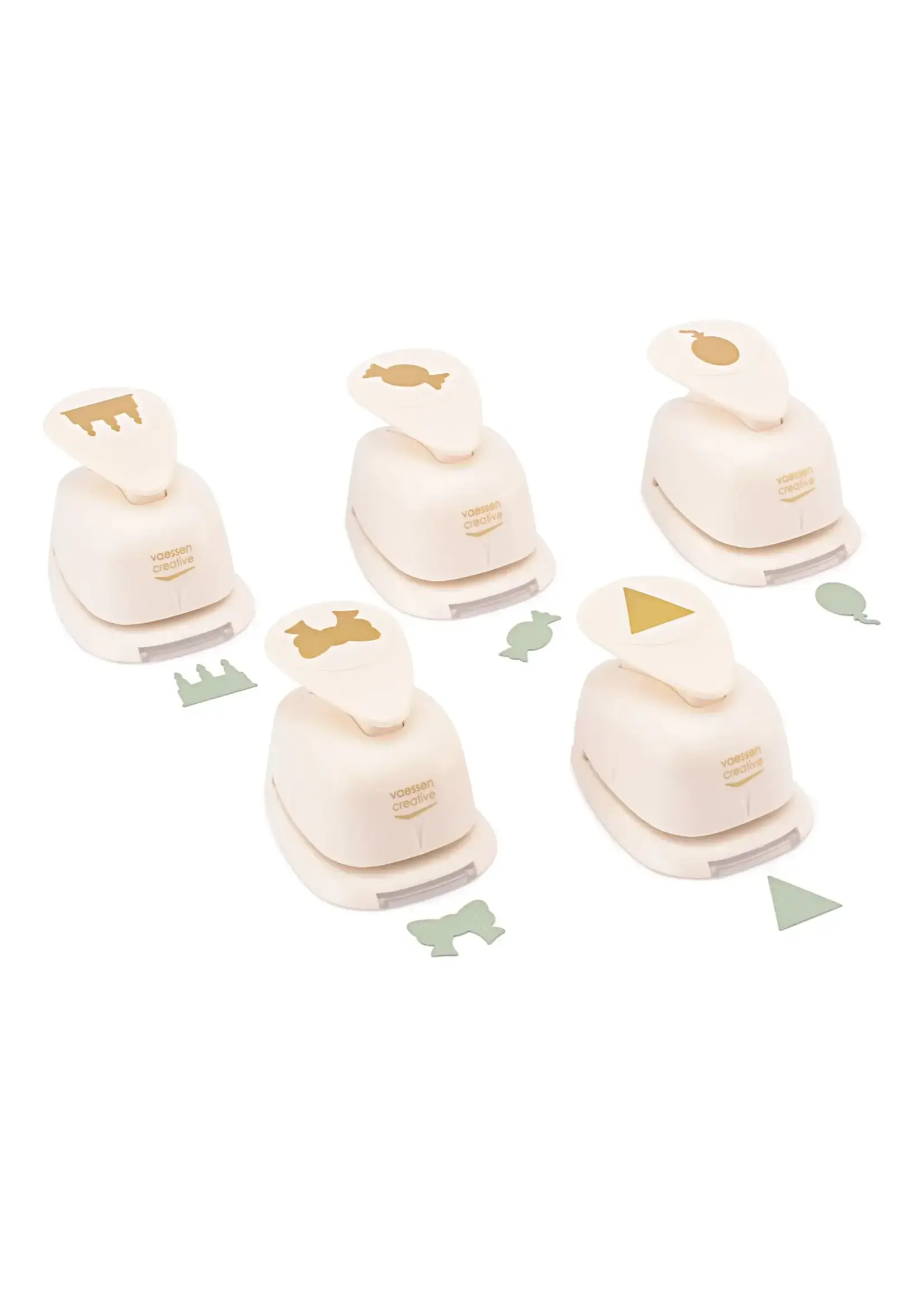 Vaessen Creative • Figuurpons Set Feest 5st. 2137-104