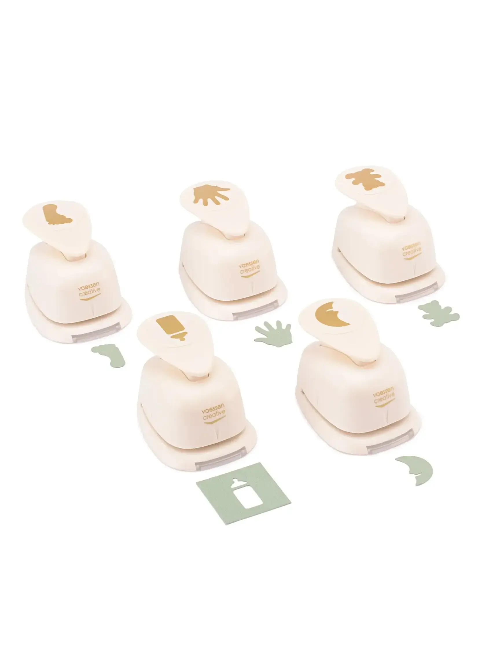 Vaessen Creative • Figuurpons Set Baby 5st. 2137-105