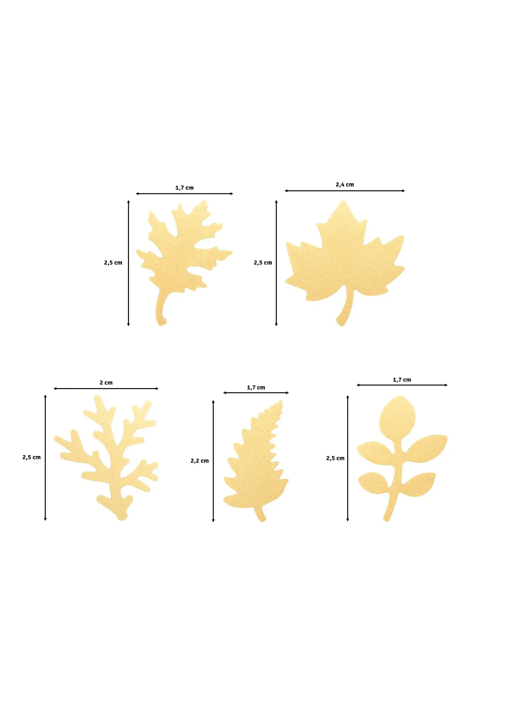 Vaessen Creative • Figuurpons Set Herfst 5st. 2137-106