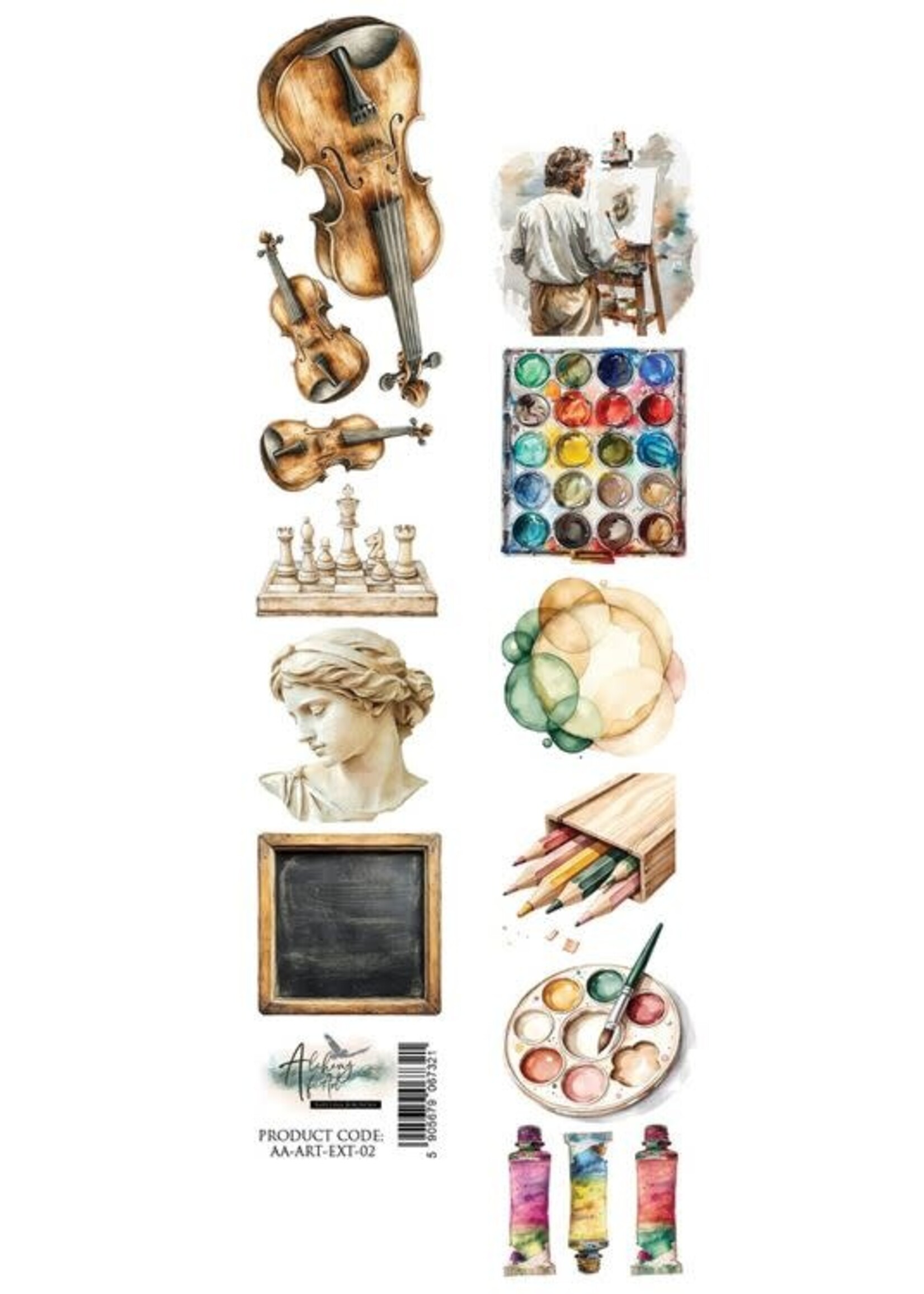 Alchemy of Art - Art - Cutting Sheet 30x5cm  AA-ART-EXT-02