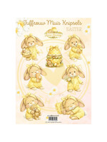 Juffrouw Muis Knipsel - Luna Bunny - Easter