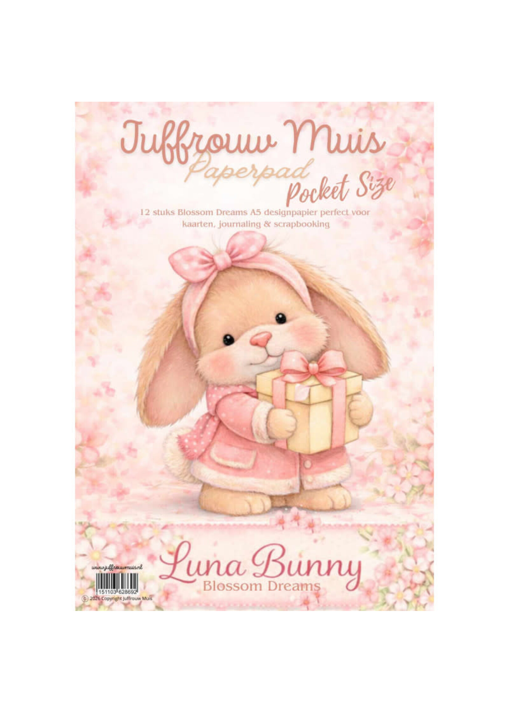 Paperpad Pocket sized - Luna Bunny - Blossom Dreams