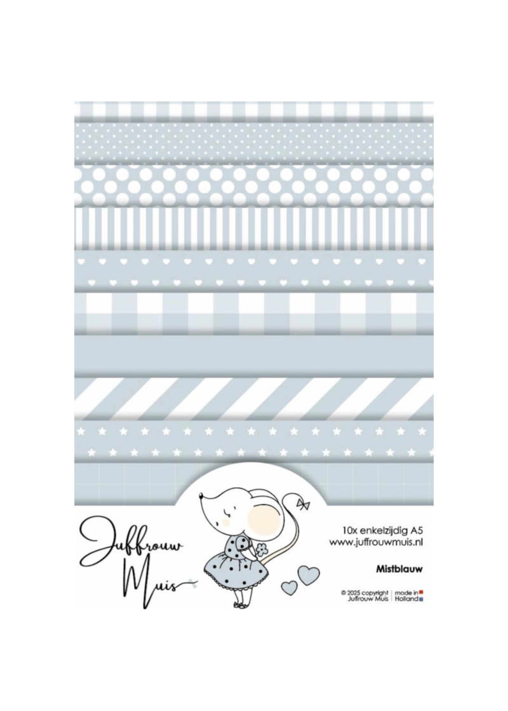 Tiny Cardstock - A5 - Mistblauw