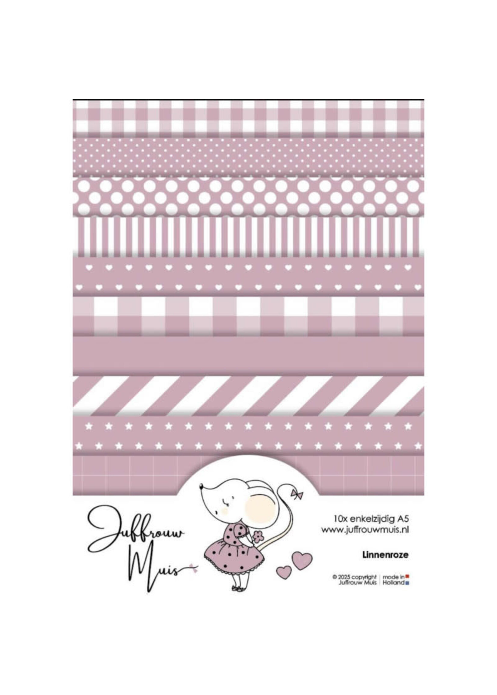 Tiny Cardstock - A5 - Linnenroze