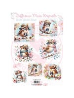 Juffrouw Muis Knipsel - Genlte Garden Birds