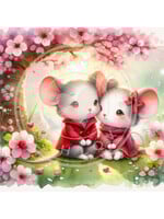 Juffrouw Muis Journal Cards - 8 stuks assorti formaat 9,8 x 9,8